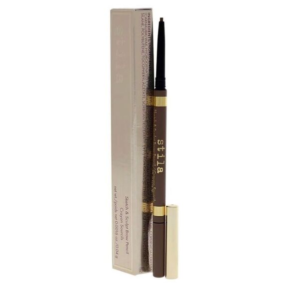 STILA - NWT Sketch & Sculpt Brow Pencil in “Light”. Dual Ended & Retractable - Picture 10 of 12